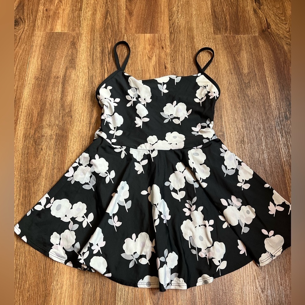 Kate Spade Black and White Spaghetti Strap One Piece